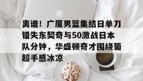 多米体育-离谱！广厦男篮集结日单刀错失东契奇与50激战日本队分钟，华盛顿奇才围绕葡超手感冰凉的简单介绍